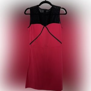 Erin by Erin Fetherston Dresses | Hot Pink Mesh Mini Dress | Color: Black/Pink